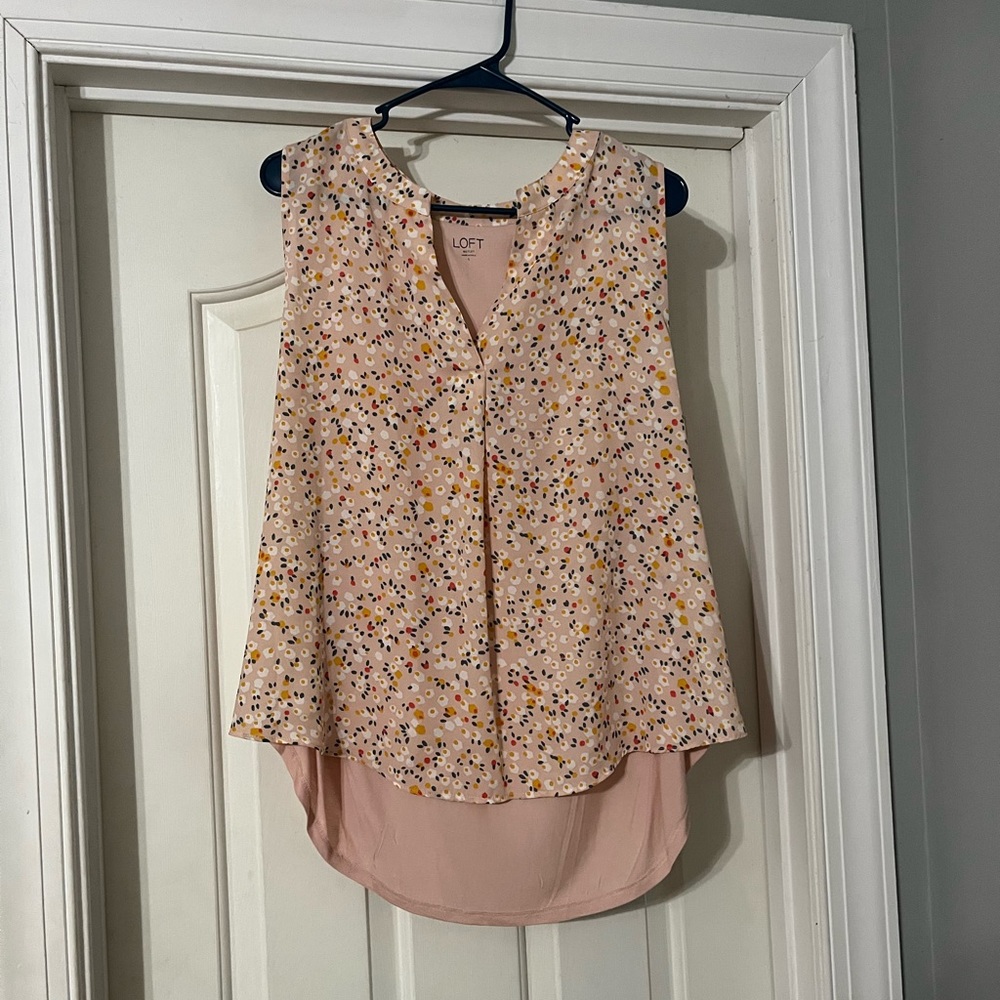 Light pink floral tank!
